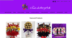Desktop Screenshot of chocolatepetal.com.au